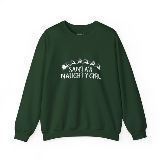 Santa's Naughty Girl Crewneck Sweatshirt