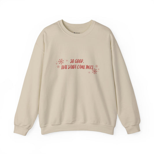 Santa Came Twice Crewneck Sweatshirt