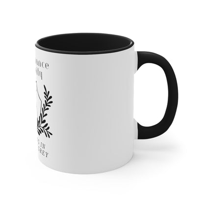 Dark Romance University Accent Color Coffee Cup