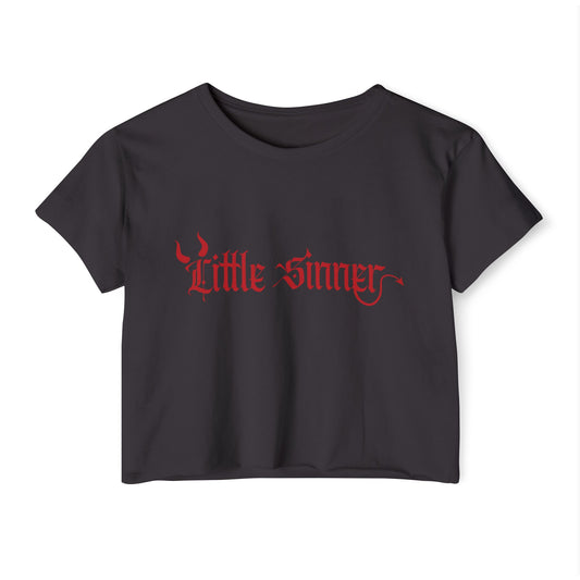 Little Sinner Crop Top (Satan's Priest)