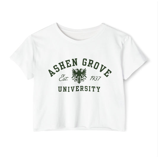 Ashen Grove University Crop Top