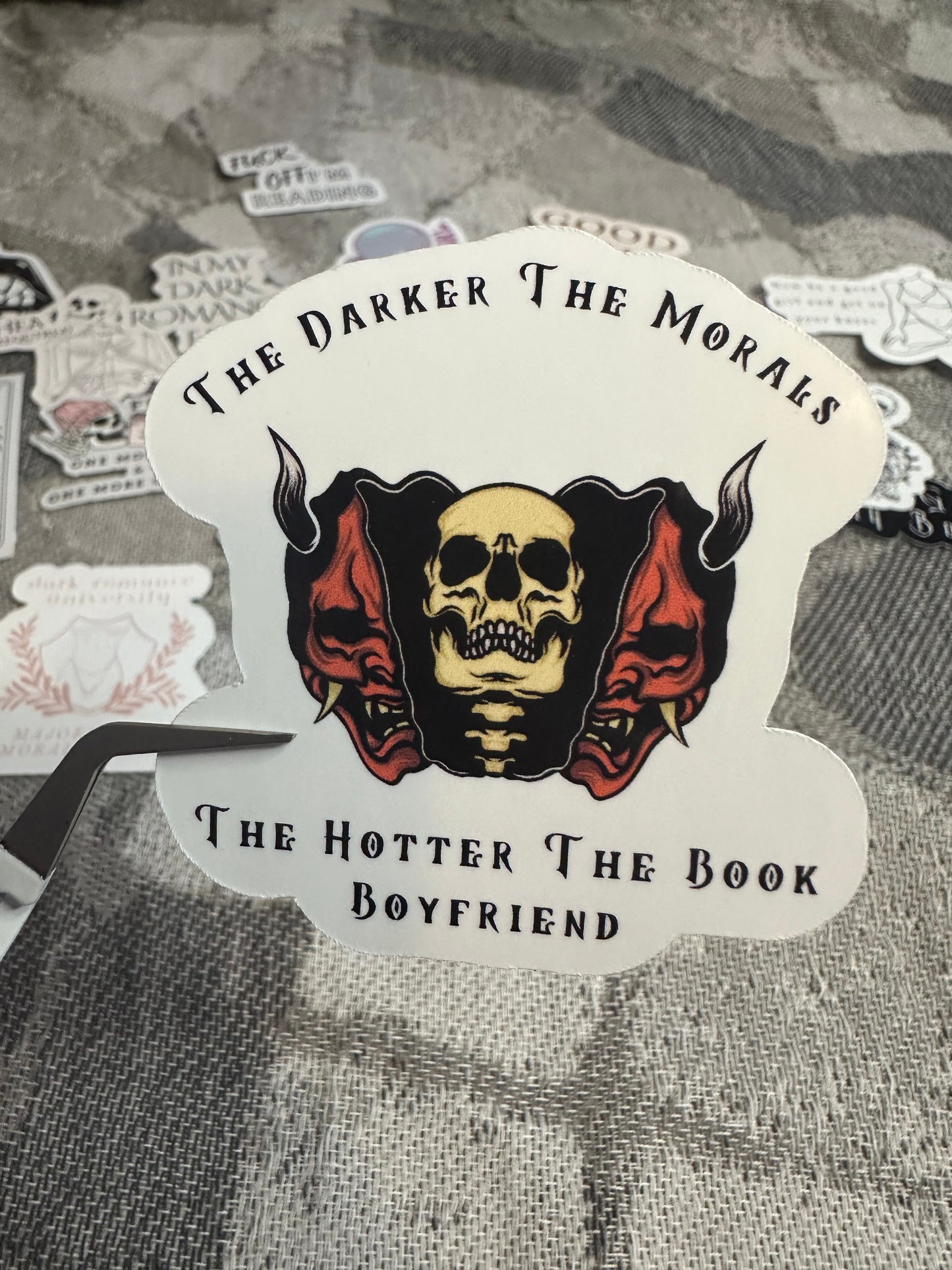 The Darker The Morals Sticker