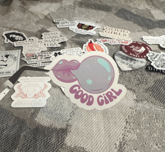 Good Girl Bubble Gum Sticker